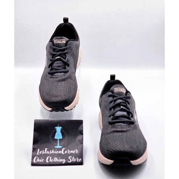 Skechers Women's Gray Pale Pink Go Go Run Consistent Running Shoes Sz 9.5 2152 - Picture 2 of 16